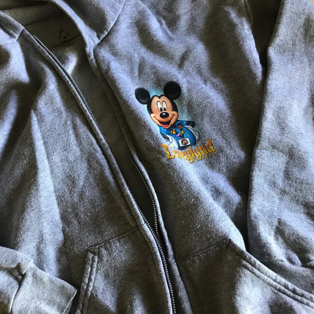Disneyland Grey Hooded Jacket